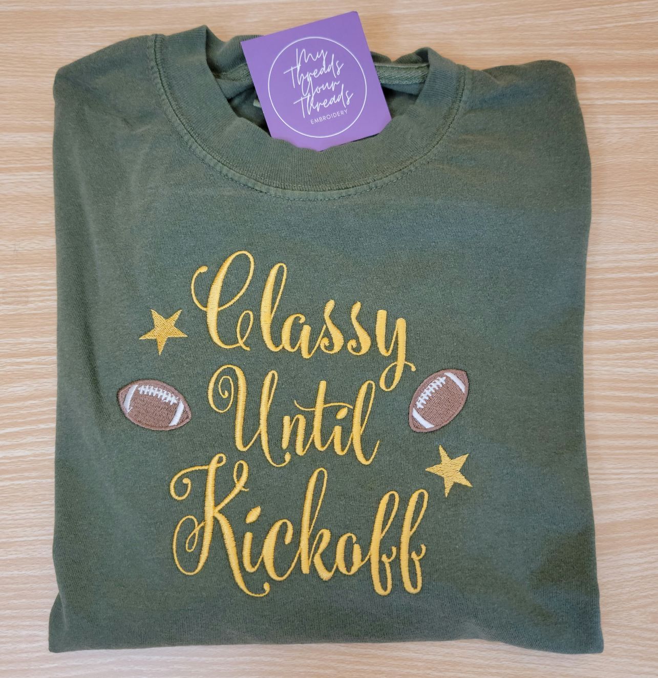 Classy Kickoff T-Shirt (M)(Green)