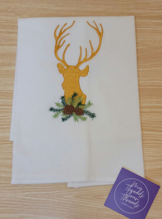 Tea Towels-Golden Deer